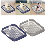 Maxbell Dog Toilet Detachable Anti Splashing Removable Post for Indoor Puppy Outdoor gray