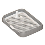 Maxbell Dog Toilet Detachable Anti Splashing Removable Post for Indoor Puppy Outdoor gray