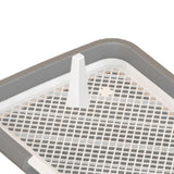 Maxbell Dog Toilet Detachable Anti Splashing Removable Post for Indoor Puppy Outdoor gray