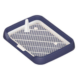 Maxbell Dog Toilet Detachable Anti Splashing Removable Post for Indoor Puppy Outdoor blue