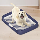 Maxbell Dog Toilet Detachable Anti Splashing Removable Post for Indoor Puppy Outdoor blue
