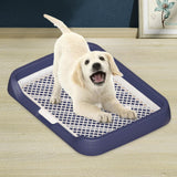 Maxbell Dog Toilet Detachable Anti Splashing Removable Post for Indoor Puppy Outdoor blue