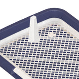 Maxbell Dog Toilet Detachable Anti Splashing Removable Post for Indoor Puppy Outdoor blue