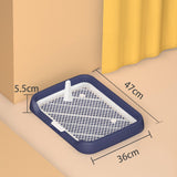 Maxbell Dog Toilet Detachable Anti Splashing Removable Post for Indoor Puppy Outdoor blue