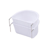 Maxbell 2Pcs Bird Feeding Dish Bird Food Tray for Small Animals Cockatiels Lovebirds 10.9cmx9.8cmx5.4cm