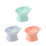 Maxbell Raised Cat Bowls Snack Container for Small, Medium and Large Cats Kitty Dogs Blue