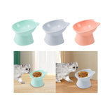 Maxbell Raised Cat Bowls Snack Container for Small, Medium and Large Cats Kitty Dogs Blue