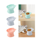 Maxbell Raised Cat Bowls Snack Container for Small, Medium and Large Cats Kitty Dogs Blue