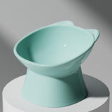 Maxbell Raised Cat Bowls Snack Container for Small, Medium and Large Cats Kitty Dogs Blue