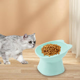 Maxbell Raised Cat Bowls Snack Container for Small, Medium and Large Cats Kitty Dogs Blue