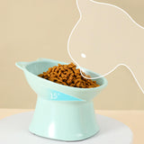 Maxbell Raised Cat Bowls Snack Container for Small, Medium and Large Cats Kitty Dogs Blue