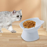 Maxbell Raised Cat Bowls Snack Container for Small, Medium and Large Cats Kitty Dogs Gray