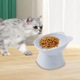 Maxbell Raised Cat Bowls Snack Container for Small, Medium and Large Cats Kitty Dogs Gray