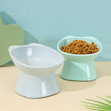 Maxbell Raised Cat Bowls Snack Container for Small, Medium and Large Cats Kitty Dogs Gray