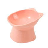 Maxbell Raised Cat Bowls Snack Container for Small, Medium and Large Cats Kitty Dogs Pink