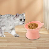 Maxbell Raised Cat Bowls Snack Container for Small, Medium and Large Cats Kitty Dogs Pink