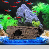 Maxbell Tree Hole Resin Crafts Aquarium Accessories Reptiles Decor Aquarium Ornament