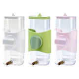 Maxbell Bird Drinker Drinking Device Parrot Waterer for Medium Birds Parakeet Rabbit White