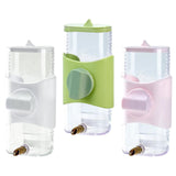 Maxbell Bird Drinker Drinking Device Parrot Waterer for Medium Birds Parakeet Rabbit White