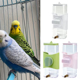 Maxbell Bird Drinker Drinking Device Parrot Waterer for Medium Birds Parakeet Rabbit White