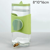 Maxbell Bird Drinker Drinking Device Parrot Waterer for Medium Birds Parakeet Rabbit Green