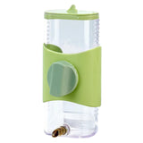 Maxbell Bird Drinker Drinking Device Parrot Waterer for Medium Birds Parakeet Rabbit Green