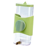 Maxbell Bird Drinker Drinking Device Parrot Waterer for Medium Birds Parakeet Rabbit Green