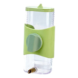 Maxbell Bird Drinker Drinking Device Parrot Waterer for Medium Birds Parakeet Rabbit Green