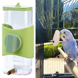Maxbell Bird Drinker Drinking Device Parrot Waterer for Medium Birds Parakeet Rabbit Green
