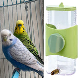 Maxbell Bird Drinker Drinking Device Parrot Waterer for Medium Birds Parakeet Rabbit Green
