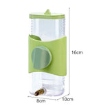 Maxbell Bird Drinker Drinking Device Parrot Waterer for Medium Birds Parakeet Rabbit Green