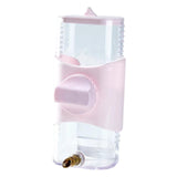 Maxbell Bird Drinker Drinking Device Parrot Waterer for Medium Birds Parakeet Rabbit Pink