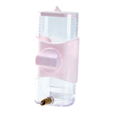 Maxbell Bird Drinker Drinking Device Parrot Waterer for Medium Birds Parakeet Rabbit Pink
