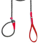 Maxbell Dog Training Leash Comfortable Handle Portable Slip Leads for Dogs Dog Chain Red