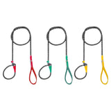 Maxbell Dog Training Leash Comfortable Handle Portable Slip Leads for Dogs Dog Chain Red