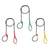 Maxbell Dog Training Leash Comfortable Handle Portable Slip Leads for Dogs Dog Chain Red