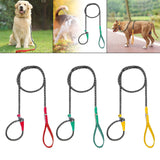 Maxbell Dog Training Leash Comfortable Handle Portable Slip Leads for Dogs Dog Chain Red