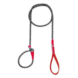 Maxbell Dog Training Leash Comfortable Handle Portable Slip Leads for Dogs Dog Chain Red