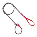 Maxbell Dog Training Leash Comfortable Handle Portable Slip Leads for Dogs Dog Chain Red
