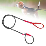 Maxbell Dog Training Leash Comfortable Handle Portable Slip Leads for Dogs Dog Chain Red