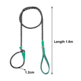 Maxbell Dog Training Leash Comfortable Handle Portable Slip Leads for Dogs Dog Chain Green