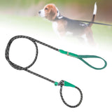 Maxbell Dog Training Leash Comfortable Handle Portable Slip Leads for Dogs Dog Chain Green