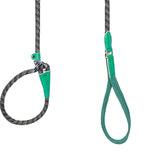 Maxbell Dog Training Leash Comfortable Handle Portable Slip Leads for Dogs Dog Chain Green