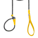 Maxbell Dog Training Leash Comfortable Handle Portable Slip Leads for Dogs Dog Chain Yellow