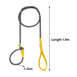 Maxbell Dog Training Leash Comfortable Handle Portable Slip Leads for Dogs Dog Chain Yellow