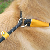 Maxbell Dog Training Leash Comfortable Handle Portable Slip Leads for Dogs Dog Chain Yellow