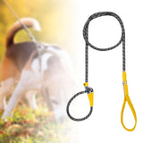 Maxbell Dog Training Leash Comfortable Handle Portable Slip Leads for Dogs Dog Chain Yellow