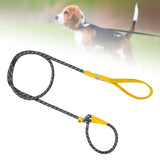 Maxbell Dog Training Leash Comfortable Handle Portable Slip Leads for Dogs Dog Chain Yellow