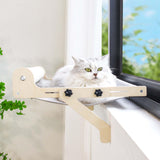 Maxbell Cat Hammock Bed Seat Sturdy Cat Window Bed for Indoor Cats Sleeping Lounging