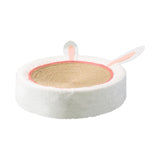 Maxbell Cats Scratcher Board Bowl House Scratch Pad Nest for Small Medium Large Cats Undyed Rope